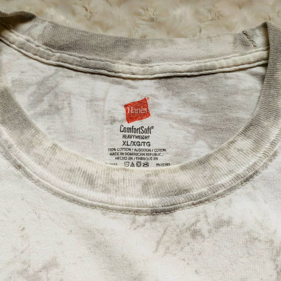 Anheuser Busch Bud Light Beer Alcohol Tie Dye Cotton Heavyweight T Shirt Size XL - Picture 3 of 4